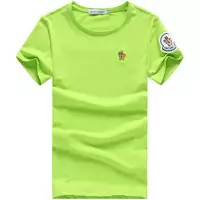 moncler cotton jersey t-shirt embroidered fireuser green